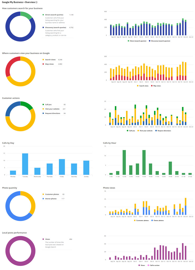 GMB Insights Report